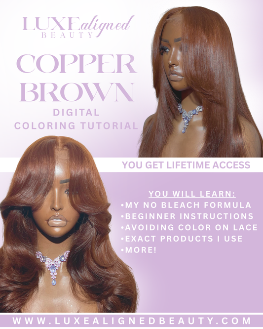 Copper Brown Coloring Tutorial